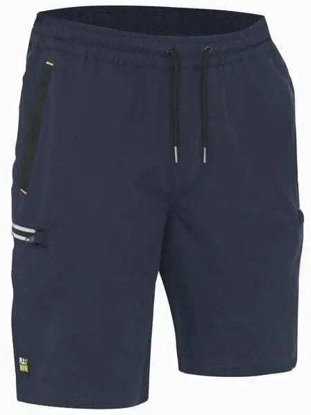Bisley Flex & Move 4 Way Stretch Elastic Waist Cargo Shorts BSHC1333 Bisley Workwear